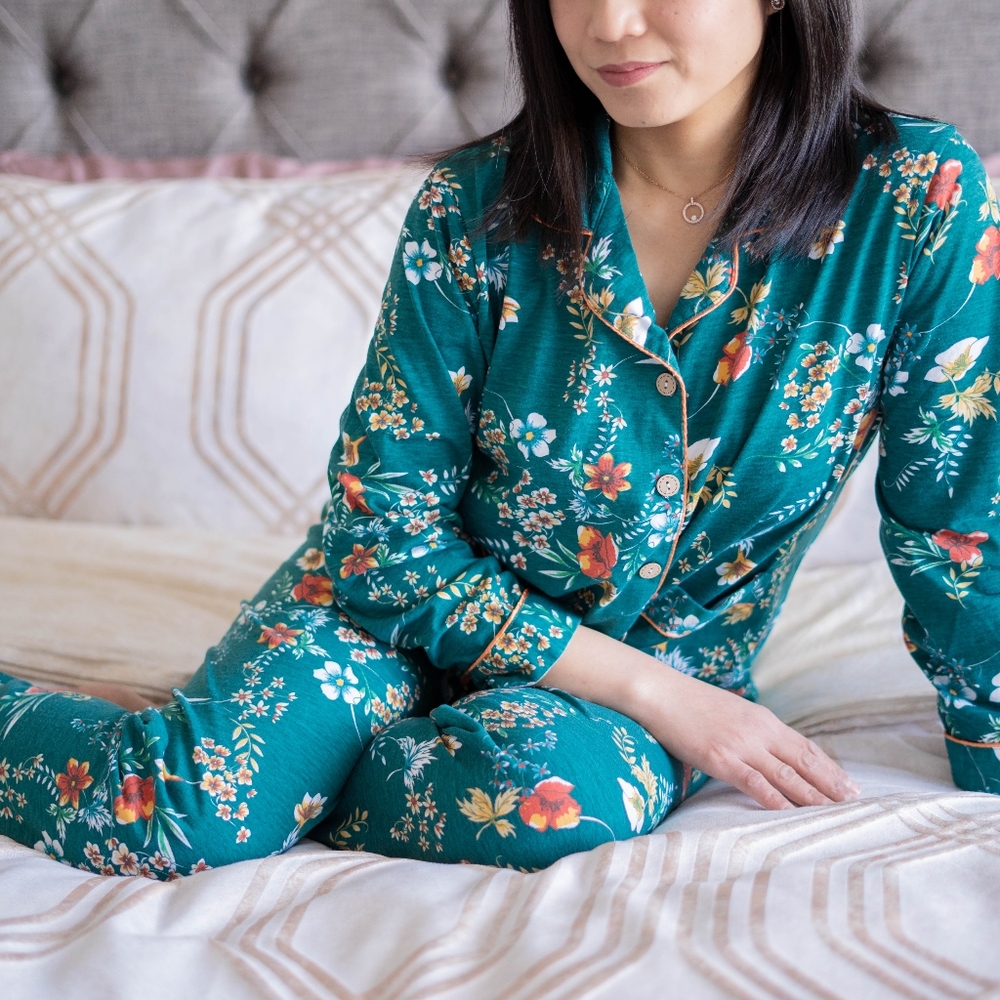 Forest Green Pajama Set